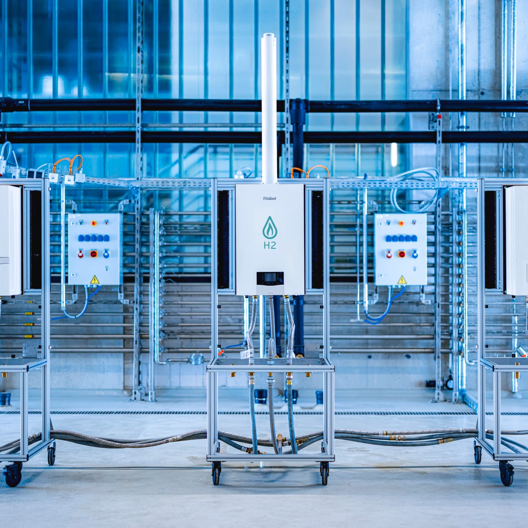 Vaillant vodíkový kotol v testovacom centre