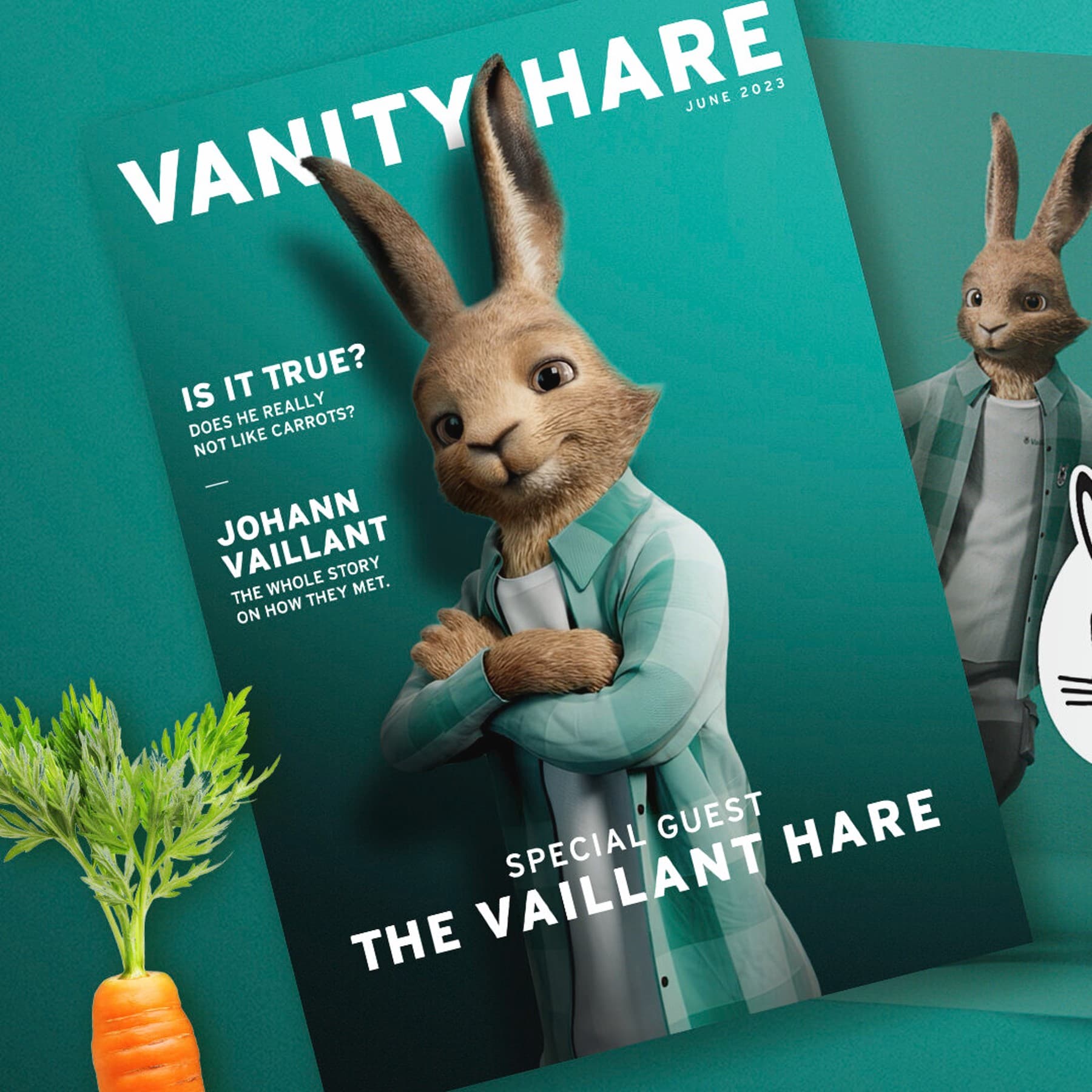 Obálka časopisu Vanity Hare