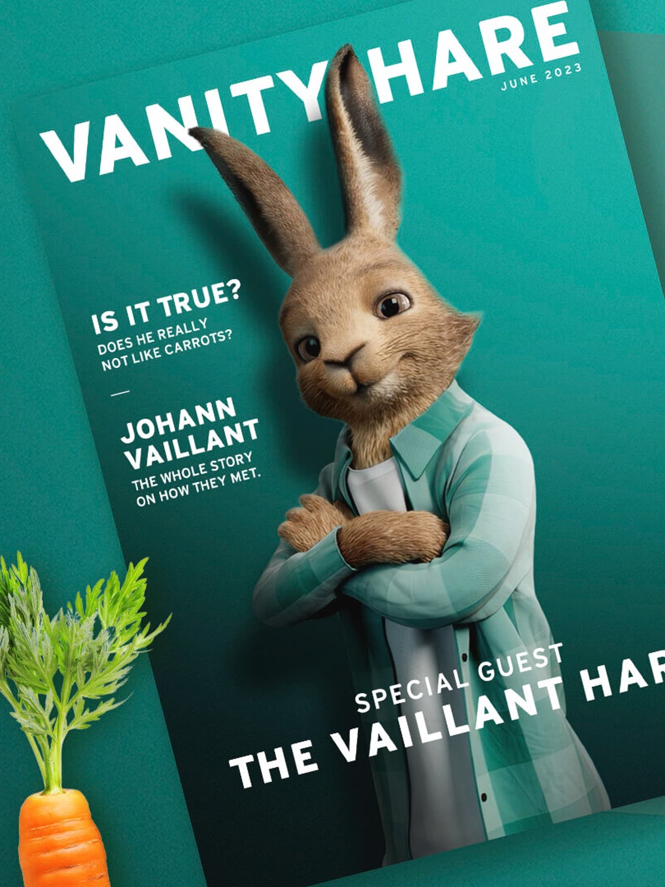 Obálka časopisu Vanity Hare