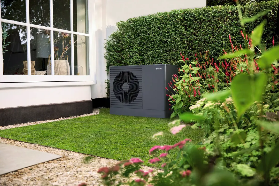 Tepelné čerpadlo v záhrade